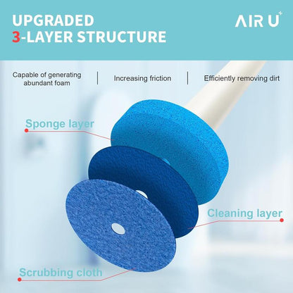 Disposable Toilet Brush (w 12 refills)